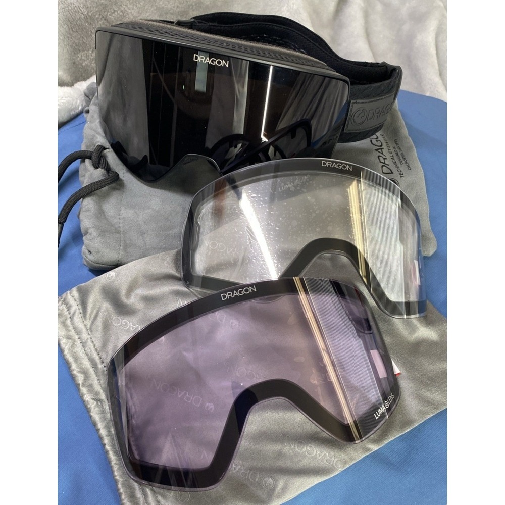 Dragon NFX2 Snow Goggles Unisex OS Black 3 Lumalens Swiftlock Interchangeable